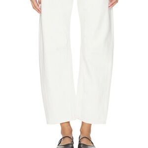 Madewell Wide-Leg White Trousers
